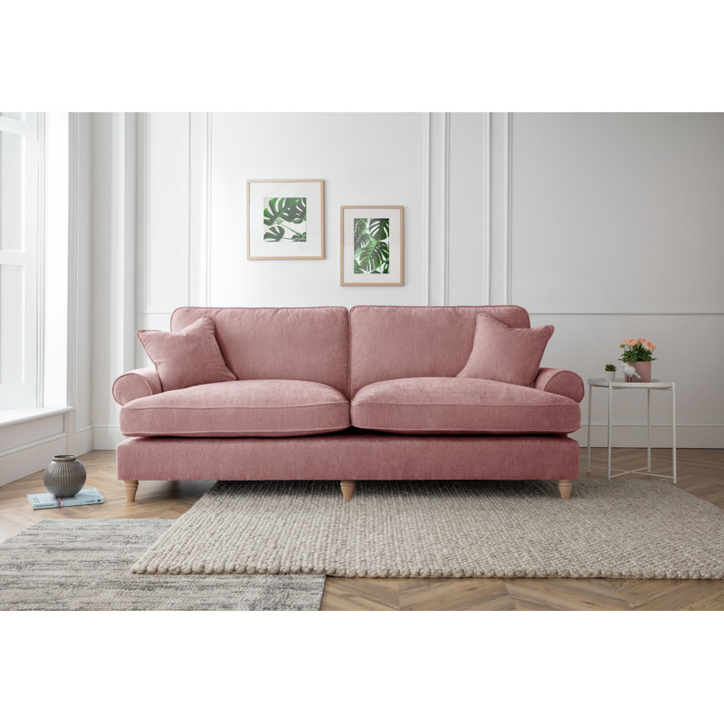 Danika 3 Seater Sofa, Plum