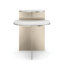 Touche' Light Stone End Table