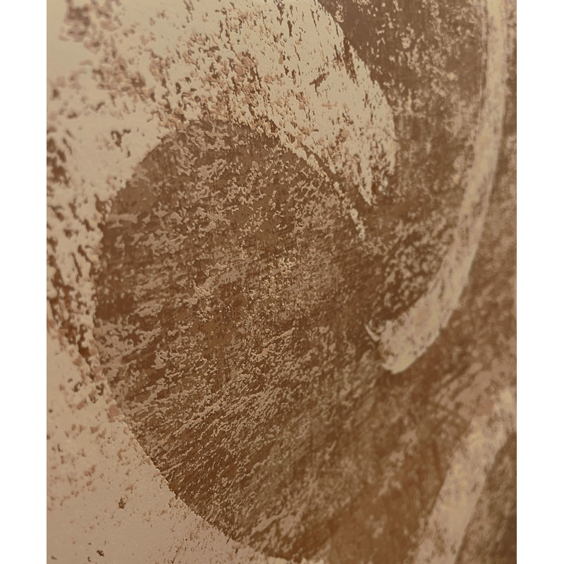 Papier peint texturé rouille non tissé Pi., Brun