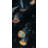 Colorful Jellyfishes Swimming in the Dark | Marine Bathroom Canvas-119180817