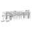 Comet 10-Person Patio Dining Set with Extendable Rectangular Table-549153751