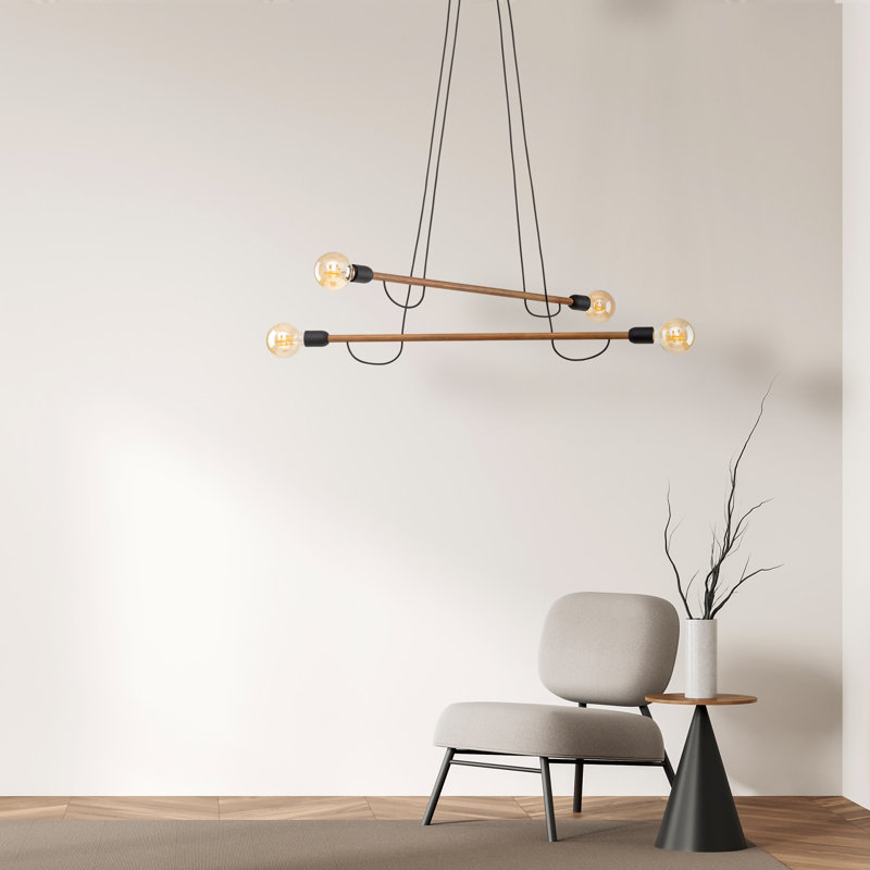 Helix 4 - Light Cluster Pendant, Brown