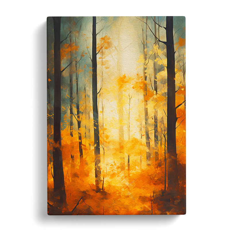 Forest Gestural No.2 - Wrapped Canvas, 50cm H x 35cm W x 3cm D