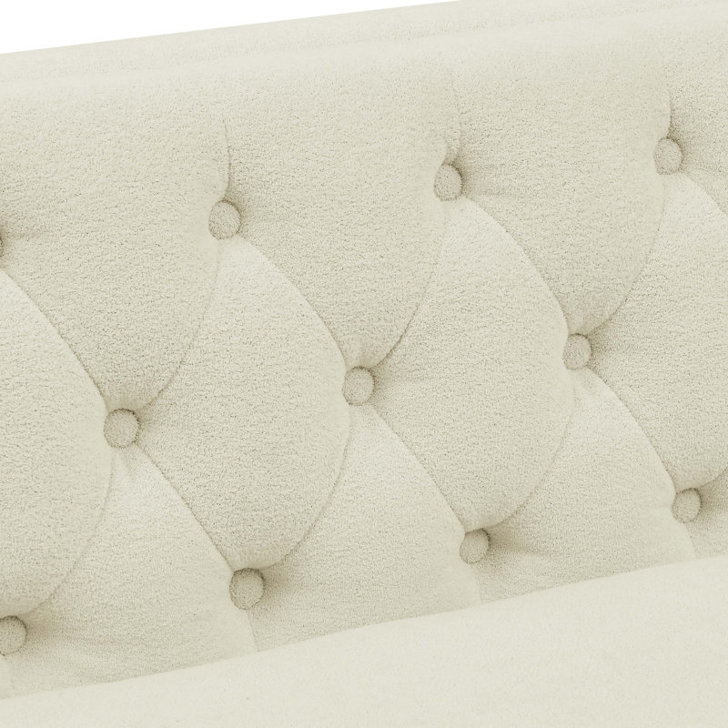 Canapé Devonaire, Mélange de polyester beige