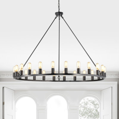 Lustre 48 lumières rondes 48 pouces