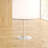 Ember Round Glass Top Metal Base Dining Table