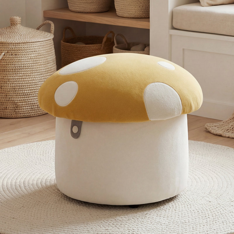 Children's Ottoman, Yellow