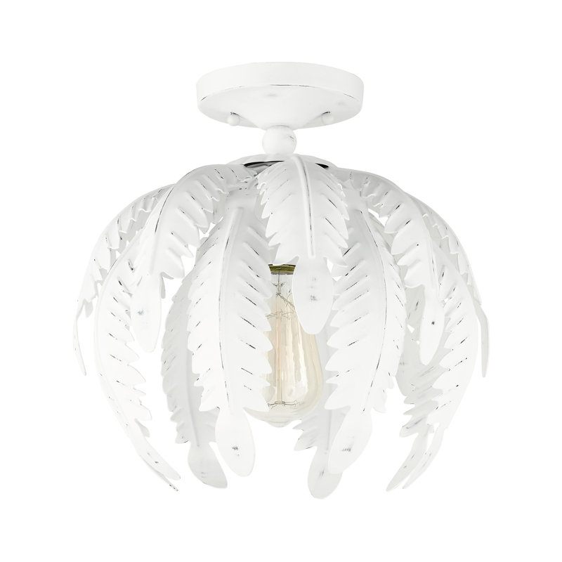 Dockside Semi Flush Mount, Antique White