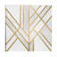 Art Deco Geometry by Elisabeth Fredriksson - Print on Canvas-2026401312-2098352175