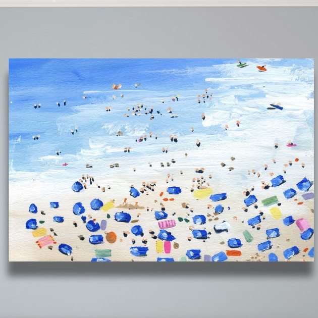 East Urban Home Beach View - Wrapped Canvas Graphic Art | Wayfair.co.uk