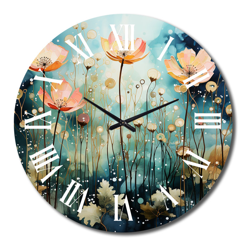 Horloge murale en métal, Très grand