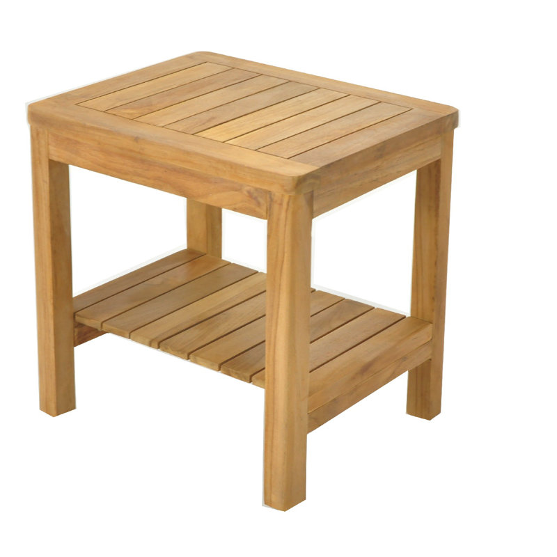 Whitaker 24'' W Teak Shower Bench