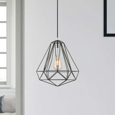 Luminaire suspendu géométrique à 1 lumière Lindgren