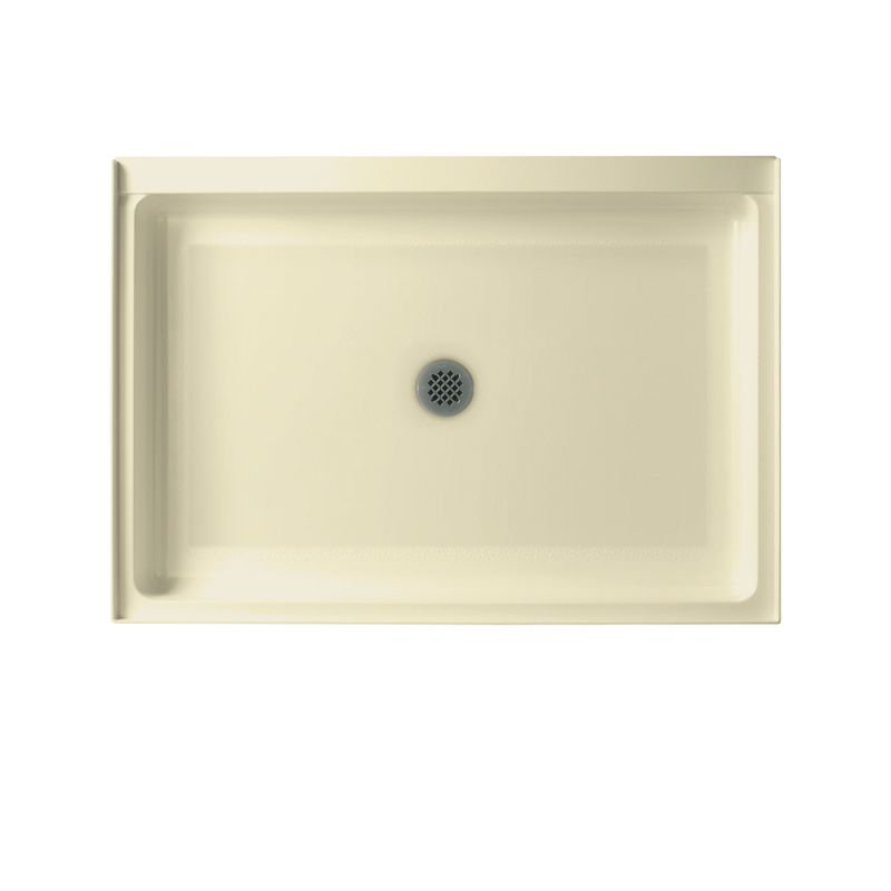 34'' W 42'' D Rectangular Single Shower Base, Bone