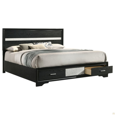 May 2-drawer Platform Eastern King Storage Bed