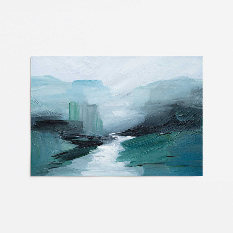 «Where the Water plomb II», impression roulée, H 16 po x l 20 po