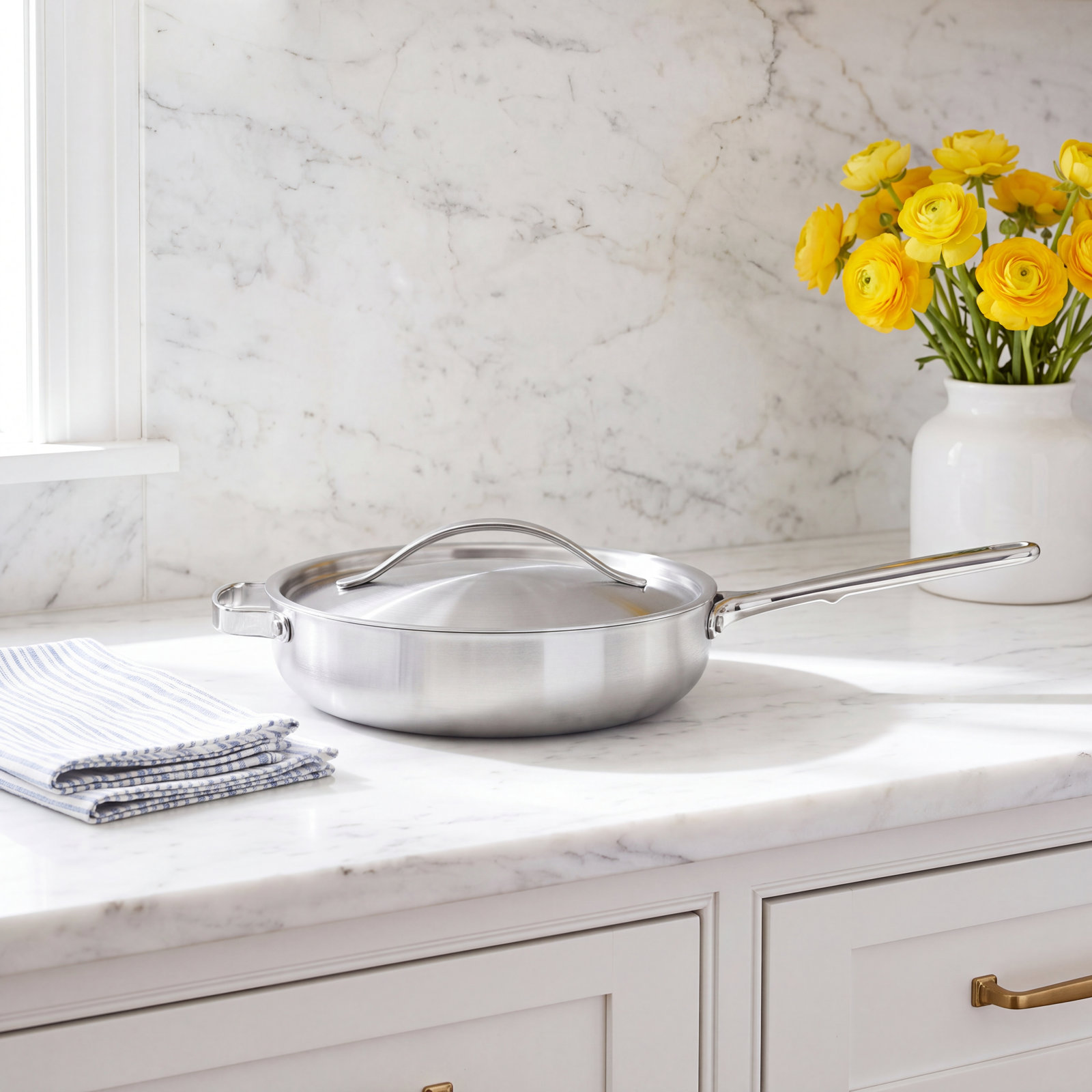 Caraway 4.5qt Stainless Steel Sauté Pan