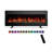 50" Electric Fireplace Wall Mounted or Recessed Insert, 1500W/750W Freestanding Fireplaces Heater with Remote Control,13 Adjustable Flame Colour, 12H Timer, Touch Screen