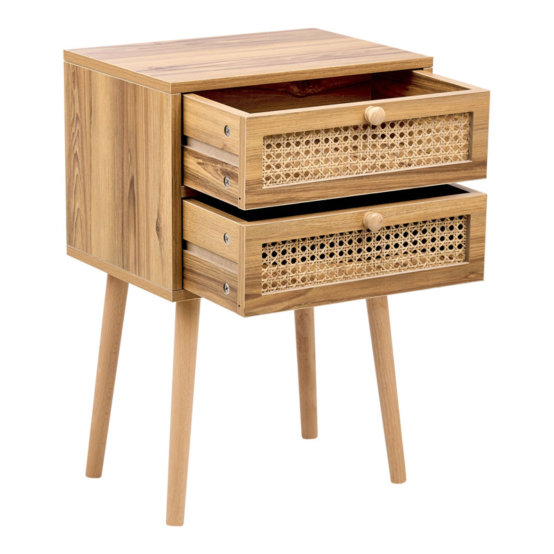 BUTTE 40cm W Manufactured Wood Bedside Table