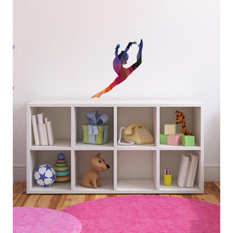 Adhésif décoratif gymnastique gymnastique, H 10 po x l 12 po