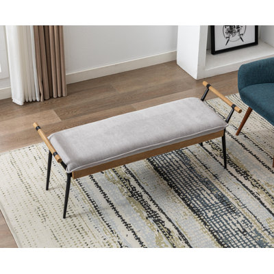 Banc de rangement industriel avec accoudoirs Ameera