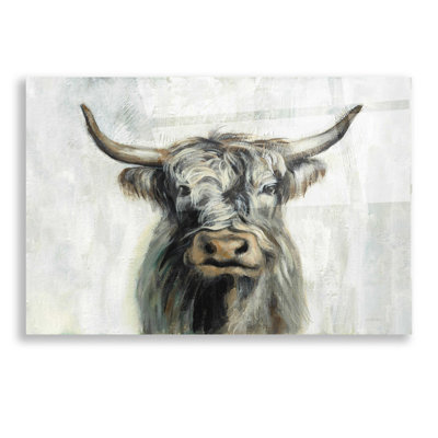 «Highland Cow Horizontal» par Silvia Vassileva - impression sans cadre
