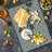 Ambesonne Floral Cutting Board Large Size Repeating Dandelions Multicolor