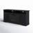 Chimira 63'' W TV Stand with Electric Fireplace Included, Antique Black & Oak -1590903625