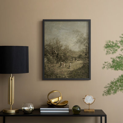 Vintage Landscape CLXXVI Framed Print - Solid Wood
