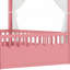 Lit pour enfants Montessori, structure de lit à baldaquin en bois avec barrières de sécurité et porte, guirlande lumineuse et bibliothèque intégrées, lit à profil bas, pas de sommier tapissier nécessaire-134009165