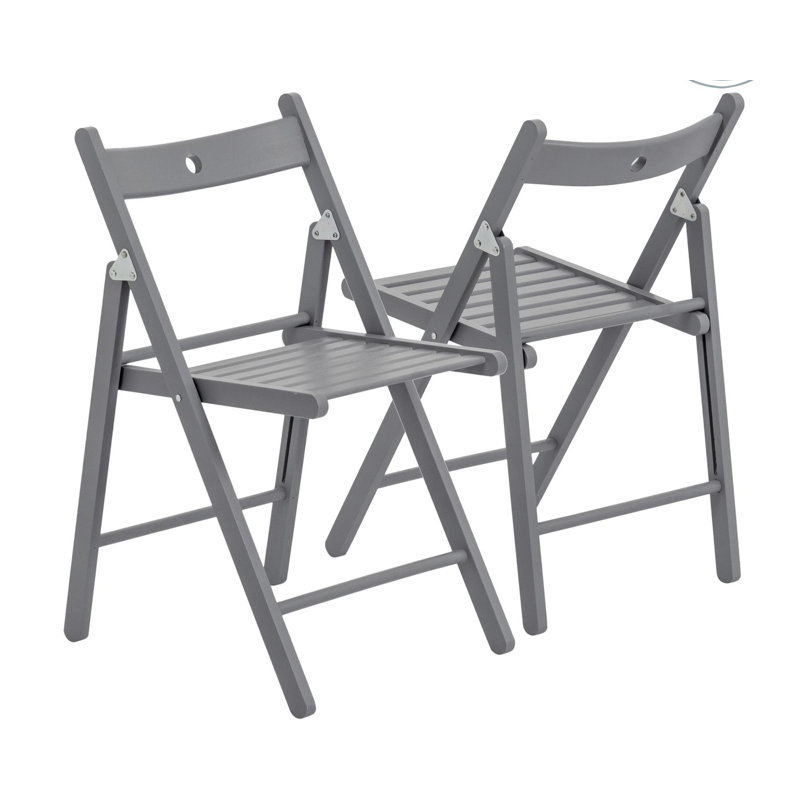 Solid Wood Stackable Folding Chair Folding Chair Set