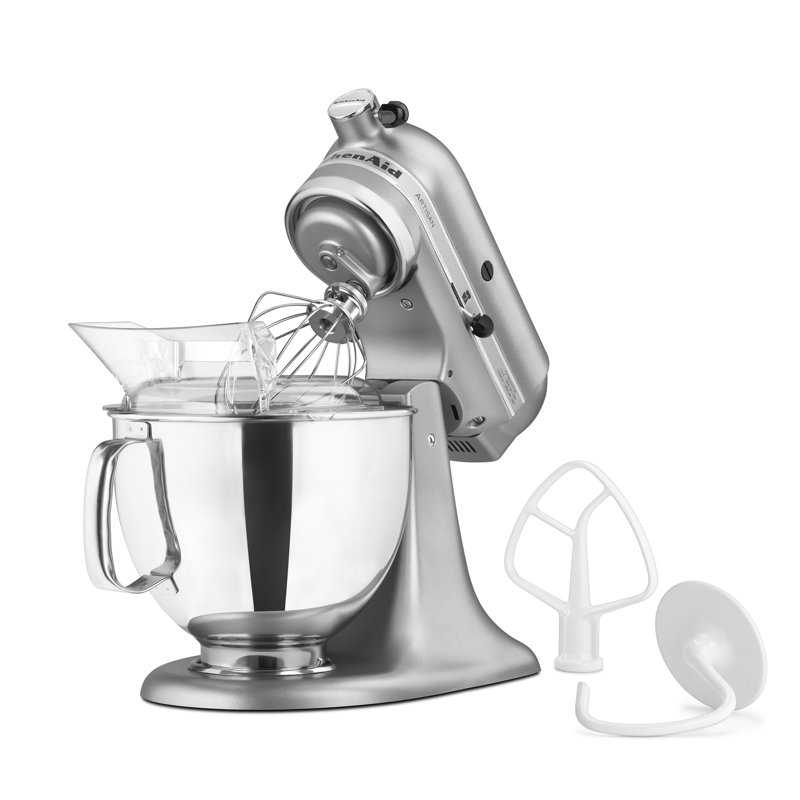 KitchenAid® Artisan® Series 5 Quart Tilt-Head Stand Mixer, Contour Silver