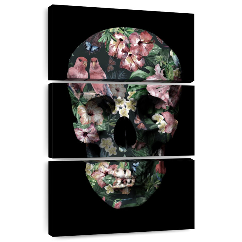 Kerner Tropic Skull, 32" H x 20" W