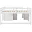 Lit mezzanine bas pour enfants avec glissade amusante et tiroirs de rangement cachés-779491268