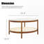 Grande table de bout Platani