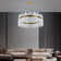 Esiquio LED Unique Chandelier with Crystal Accents without Remote
