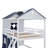 Low House Style Bunk Bed With Roof-1238491741-1238491742