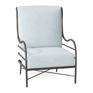 Carmel Wrought Aluminum Outdoor Lounge Chair