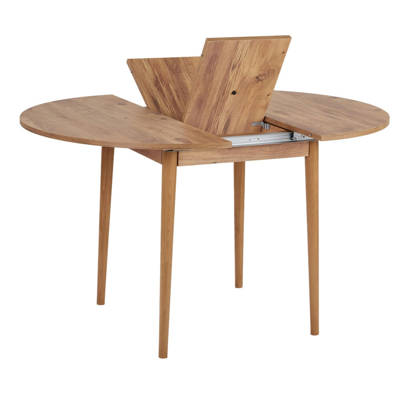 Table de salle à manger extensible, Bois de pin de l'Atlantique