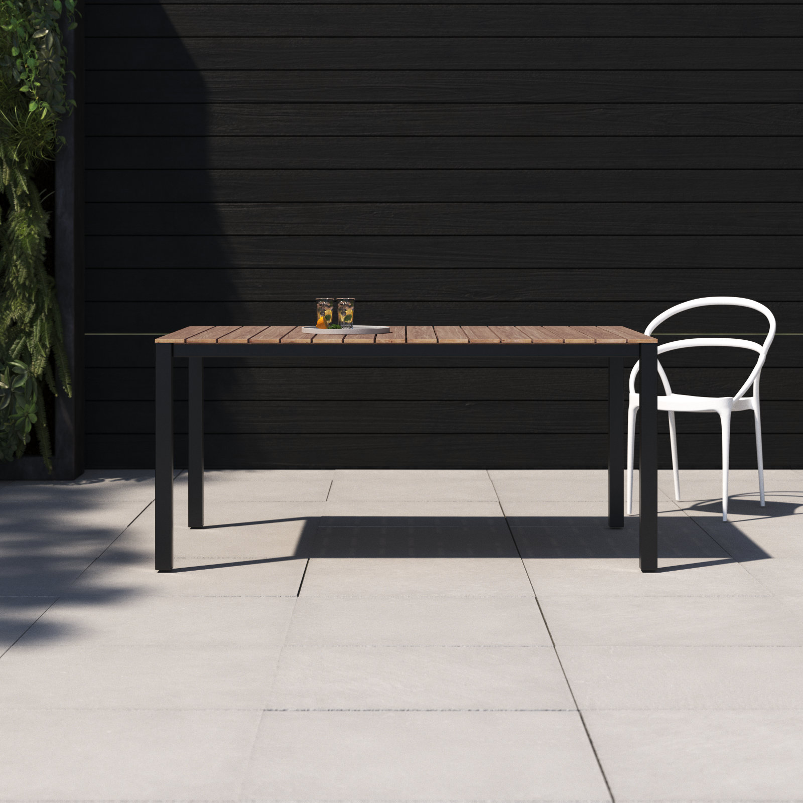Sasha 63'' Extendable Outdoor Dining Table