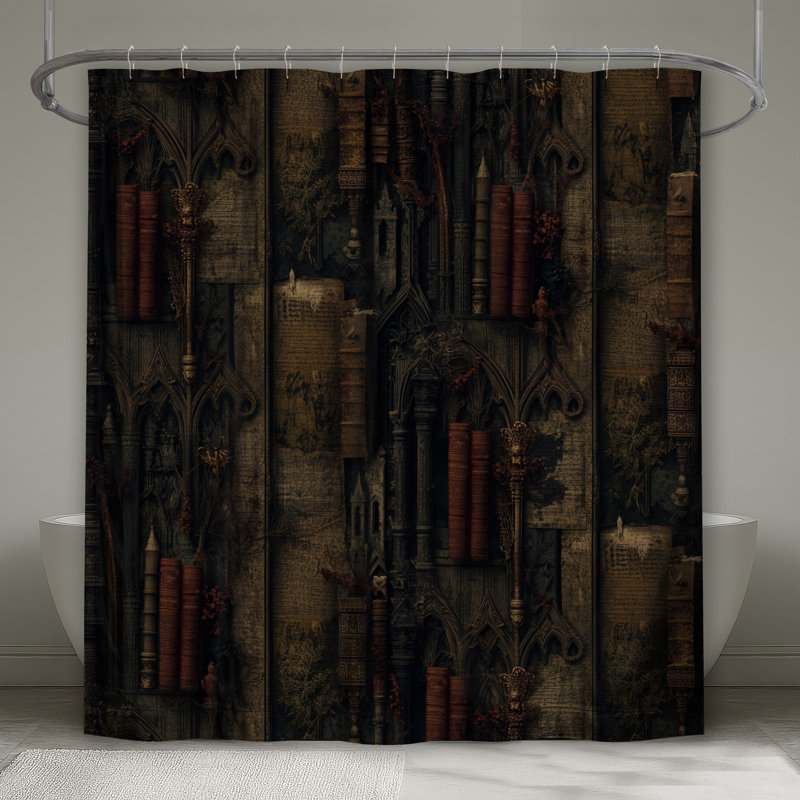 Rideaux de douche Gothic Architecture, L 70 po x H 93 po