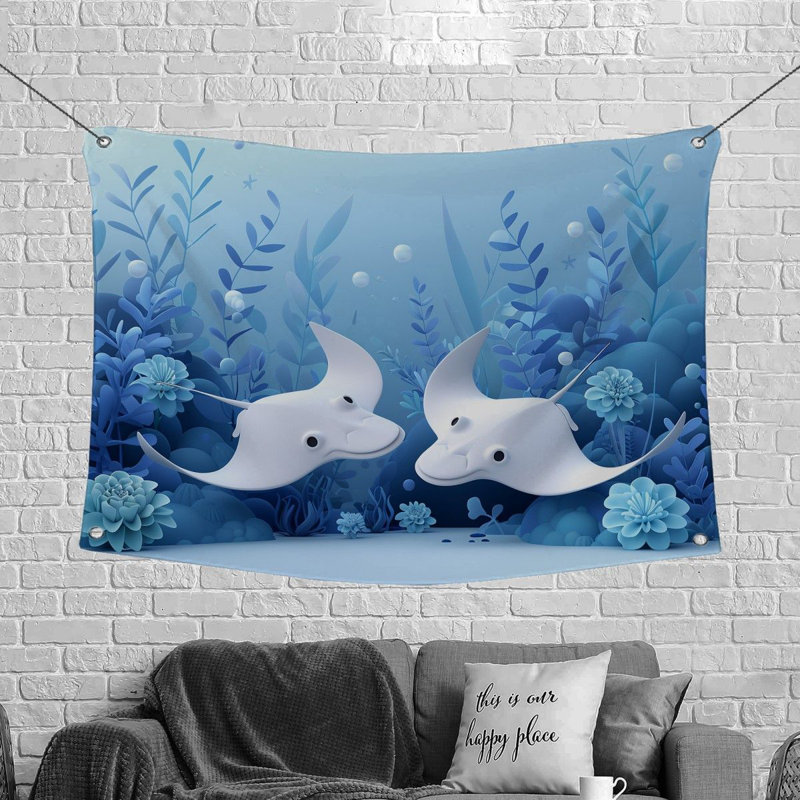 Microfiber Fabric Tapestry, 68" H x 80" W