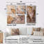 Plume dorée Boho Majesty - art mural 4 panneaux Glam Feather-1185897524-1185897525