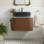 Meuble-lavabo mural 24 po avec comptoir en marbre-926626352