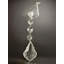 Ensemble de 6 chaînes de perles en cristal Pendalogue de 36 po 50 mm