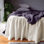 Jupe de lit 100% lin à volants couleur beige, chute de 20 po