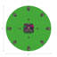 Sous-verres ronds en cuir vert acide Asscher-119015035