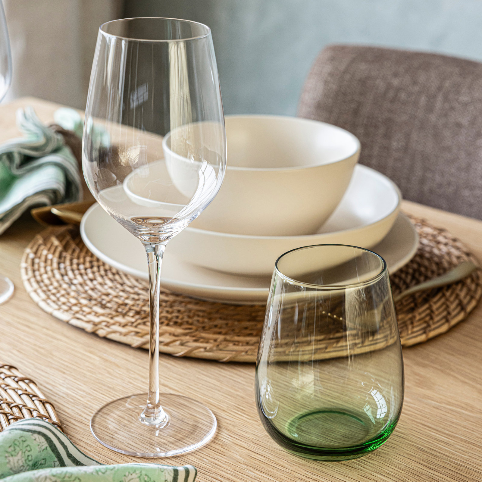 Handmade Red Wine Glass, 16 oz.