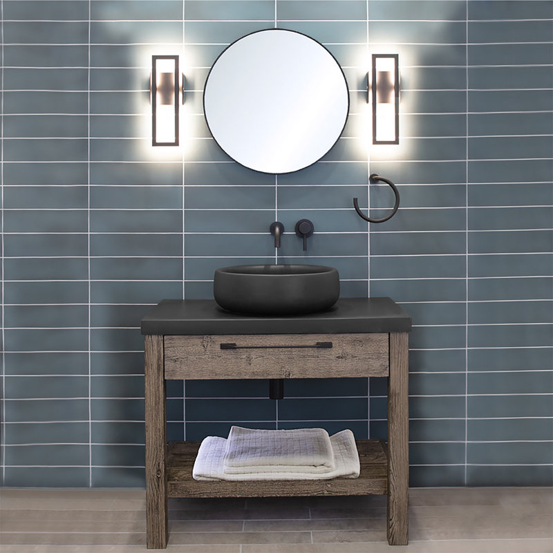 Ronda Towel Ring, Matte Black