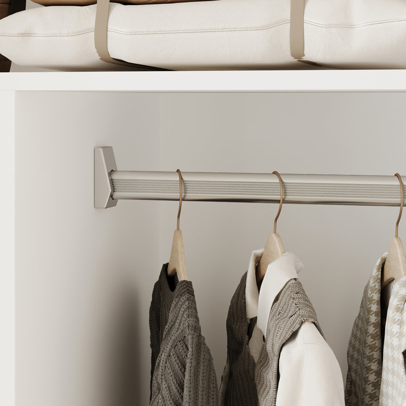 White Wardrobe For Compact Homes